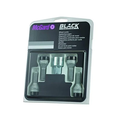 Imagen de McGard 27000 Sub Tornillos Antirrobo de Ruedas M14x1.5, Color Negro