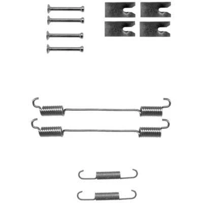 Imagen de HELLA 8DZ 355 200 831 Juego de accesorios, zapatas freno FIAT: Doblo I Familiar