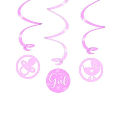 Imagen de PD Party Hanging Swirls, Color rosa (7023303)