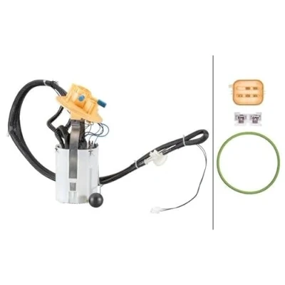 Imagen de HELLA 8TF 358 146 501 Unidad de alimentación combustible con junta, sensor nivel, bomba chorro aspiración eléctrico VOLVO: S60 I