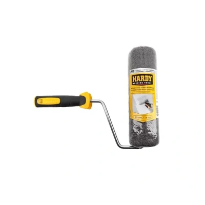 Imagen de HARDY WORKING TOOLS rodillo para masilla 25 cm con mango limpiador de rodillos especial aplicar y enrollar yeso