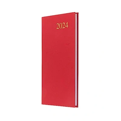 Imagen de Collins Debden Essential Diary agenda semanal de bolsillo 2024, respetuosa con el medio ambiente, papel reciclado y totalmente reciclable, cubierta flexible suave al tacto, calendario