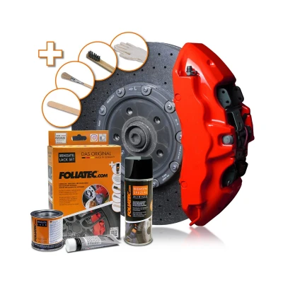 Imagen de FOLIATEC 2194 Barniz pinza freno aerosol 400, 125, 50 Rojo