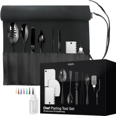 Imagen de Mikamax mm Chef&#039;s Plating Tool Set Equipo De Cocina Kitchen Chef Kit Recubrimiento Culinaire Emplatado Cooking Equipment Juego 8 Piezas