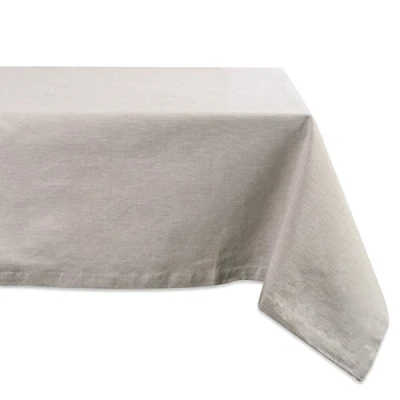 Imagen de DII 100% algodón, Mantel de Cambray, básico Diario, con Capacidad para 4 a 6 Personas, 60 x 84 Pulgadas, Natural