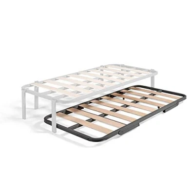 Imagen de HOGAR24 ES Somier Inferior Cama Nido con 4 Patas Ruedas Plegables, 105x180 cm