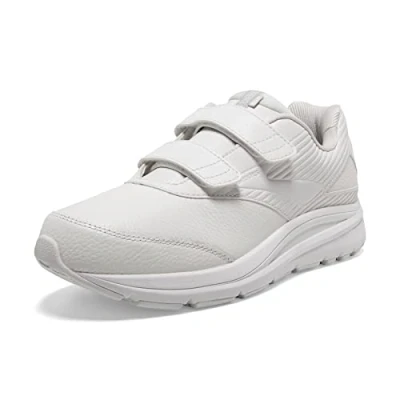 Imagen de BROOKS Addiction Walker V Strap 2, Zapato para Caminar Hombre, White/White, 43 EU