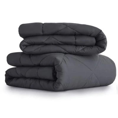 Imagen de CozyLux edredón de 240 x 260 cm, para 4 estaciones, 2 piezas, incluye todo el año 300 g/m², verano 150 edredones con botones cuatro