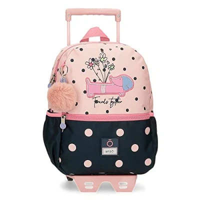 Imagen de Enso Friends Together Mochila Preescolar Adaptable a Carro Rosa 25x32x12 cms Poliéster 9,6L