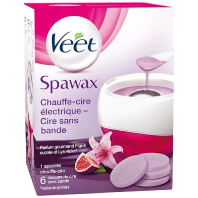 Imagen de Veet Kit SpaWax Chauffe Cire Electrique et 6 recharges de Epilation Chaude sans Bande
