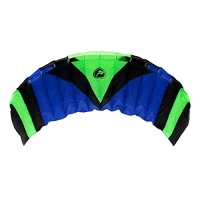 Imagen de Wolkenstürmer® Paraflex Sport 2 Leiner Alfombra de dirección 2.3 azul Kite Dragon con hebillas vuelo Dragón doble capa avión para principiantes y niños a partir