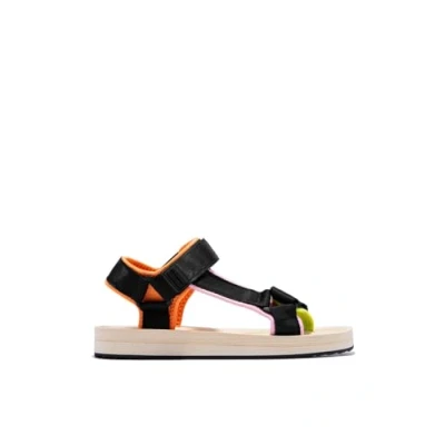 Imagen de D.Franklin Sandalias De Mujer Forest Neo Negro/Beige deportivas planas cómodas para verano Talla (36)