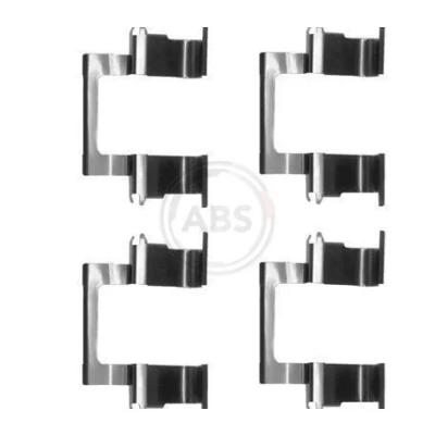 Imagen de A.B.S. 1274Q Kit de accesorios, pastillas frenos OPEL: Frontera A Sport SUV Cabrio, B SUV,