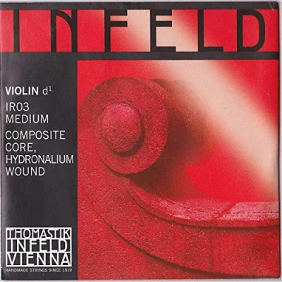 Imagen de Thomastik cuerda para violín 4/4 Infeld &quot;Rojas&quot; Re núcleo híbrida, Hydonalium entorchado
