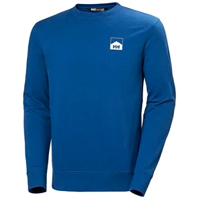 Imagen de Helly Hansen Hombre Sudadera Nord Gráfica Crew, XL, Fiordo Profundo