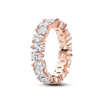 Imagen de Pandora Timeless Mujeres Anillo Baño de oro rosa 14 quilates 183021C01 52