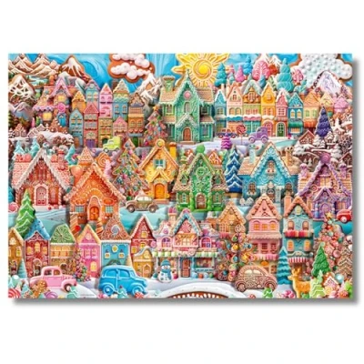 Imagen de Ravensburger Puzzle: Aldeas de Galletas Navidad, 1000 Piezas, Puzzles para Adultos, Rompecabezas Regalos a Partir 14 Años,70x50cm