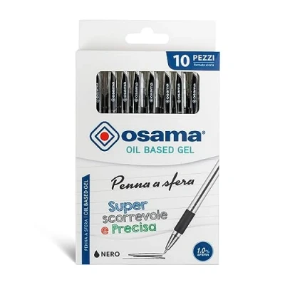 Imagen de Osama S.p.A. OW 10169 N OBG Bolígrafos paquete 48 unidades negro