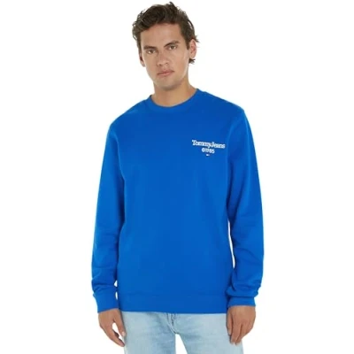 Imagen de Tommy Jeans Sudadera Hombre sin capucha, Blau (Azul), 3XL