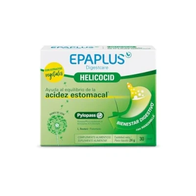 Imagen de Epaplus Digestcare Helicocid 30 Comprimidos