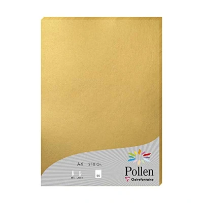 Imagen de Clairefontaine Pollen Papel de calco, 21 x 29,7 cm, color dorado