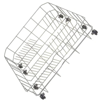 Imagen de BEKO 1758970900 Cesta inferior con ruedas para lavavajillas Black