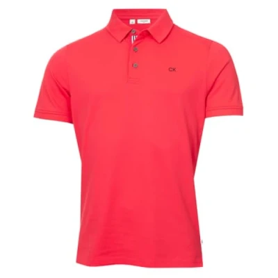 Imagen de Calvin Klein Polo de Golf Campus Deporte Frambuesa XL