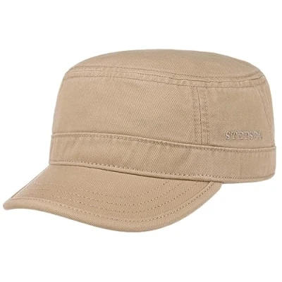 Imagen de Stetson Gosper Army Urban Cap Mujer/Hombre Gorra Militar de algodón con protección UV Verano e Invierno Negro M (56 57 cm)