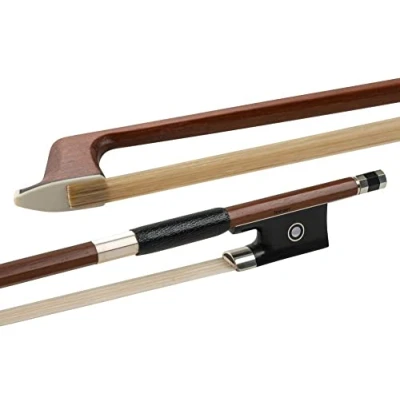 Imagen de Arco de violín GEWA Massaranduba Student 4/4 pelo natural, vara angular, rana ébano con cazoleta pequeña