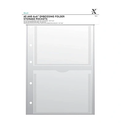 Imagen de Xcut Docrafts Storage Wallets A5 Pockets 5pc Carteras de Almacenamiento A5Pockets, Papel, Talla única