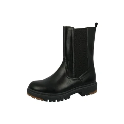 Imagen de TOM TAILOR 4295501, Botas Estilo Chelsea Mujer, Negro, 38 EU