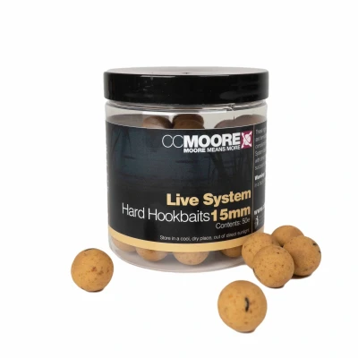 Imagen de CC Moore Live System Hard Hookbaits 15mm (50 piezas) Boilies