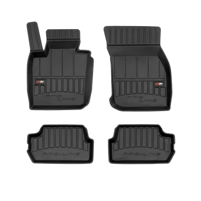 Imagen de FROGUM 3D408661 Juego de alfombrillas suelo Caucho delante y detrás 4 negro MINI: Hatchback