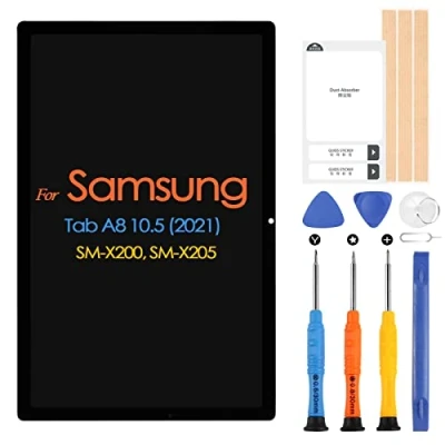 Imagen de Pantalla LCD para Samsung Galaxy Tab A8 2021 SM X200 X205 10.5 pulgadas táctil Reemplazo Digitazer Asamblea con Kit de reparación
