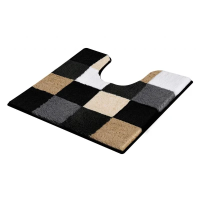 Imagen de Kleine Wolke 5426926129 Alfombra de baño, Tela Vaquera, 55 x cm, Color Negro