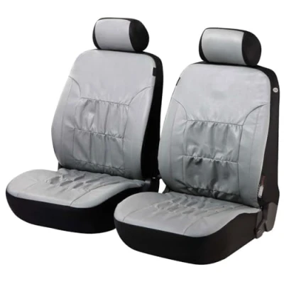 Imagen de WALSER Nappa Touch 11941 Cubreasiento plateado Poliéster, PVC delante