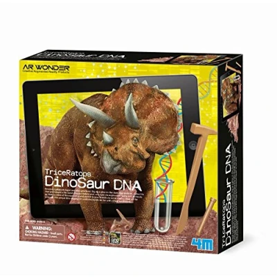 Imagen de 4M Triceratops: Dinosaur DNA Mundo Animal, Multicolor (00 07003)