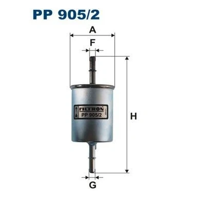Imagen de FILTRON PP 905/2 Filtro Combustible de tubería 8 CHEVROLET: Lacetti Hatchback, Epica Berlina, Nubira DAEWOO: Matiz I Hatchback