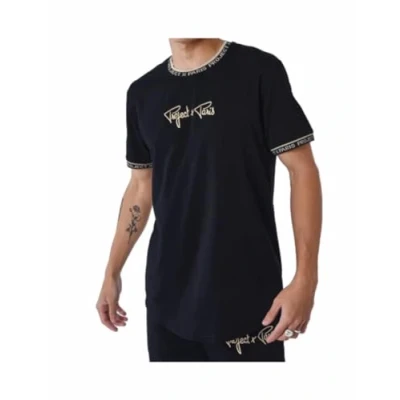 Imagen de Camiseta Project X Logo Relieve BKBG Negro/Oro S