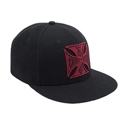 Imagen de WEST COAST CHOPPERS WCC Red Cross Gorra, color Negro Talla única