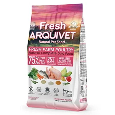 Imagen de Arquivet Fresh Farm Poultry 2,5 Kg Alimento Completo para Perros Carne y Pescado Frescos