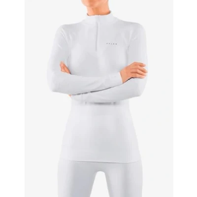 Imagen de FALKE Maximum Warm High Zip Neck W L/S SH Hilo Funcional Secado rápido Termo 1 Pieza, Capa de Base Superior Mujer, Rojo (Red 8644), M