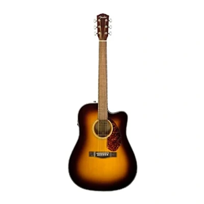 Imagen de Fender CD 140SCE Dreadnought Guitarra Acústica Electrificada, Tono Marrón, con Estuche Rígido, Incluye cursos virtuales gratuitos en Play