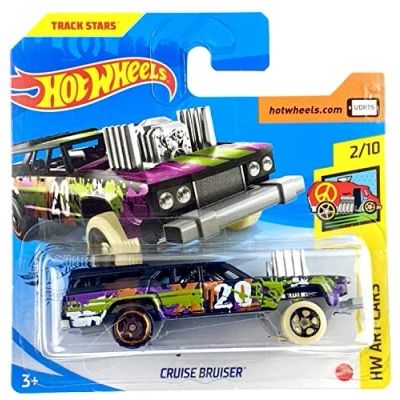 Imagen de Hot Wheels Cruise Bruiser 2/10 HW Art Cars 2020 66/250 (tarjeta corta) GHF53