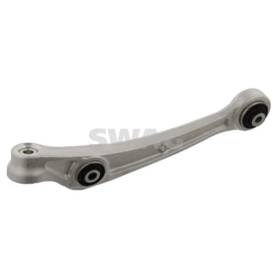 Imagen de SWAG 30 93 6049 Barra oscilante, suspensión de ruedas con apoyo Eje delantero, izquierda, debajo, delante Brazo oscilante transversal Aluminio
