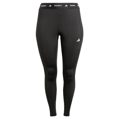 Imagen de adidas Performance Techfit Stash Pocket Fulllength PLUS SIZE Medias, Mujer, Talla: 52 54, Black