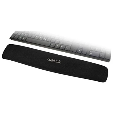 Imagen de LogiLink ID0044 Reposamuñecas de Gel para Teclado, Negro