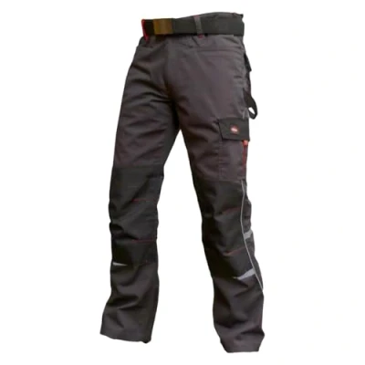 Imagen de pantalones Lee Cooper, Ropa para hombre multi del bolsillo cargo de seguridad trabajo, gris, tamaño 42&quot; Cintura, regular 31&quot; Pierna