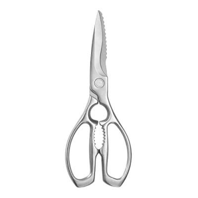 Imagen de MITSUMOTO SAKARI Tijera Cocina Profesional de Alta Resistencia, Tijeras Japonesas Multiusos, 23 cm Acero Inoxidable para Carne, Pescado, Frutos