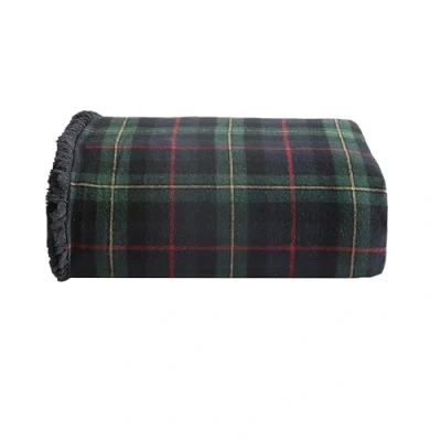 Imagen de Eddie Bauer Mountain Pine Tartan Throw, 50 x 60, Green
